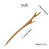 Lawie 7 Pack Vintage Retro Handmade Ancient Chinese Japanese Brown Wooden Hair Sticks Chopsticks Hair Pins Picks Wood Sa