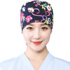 Fassave 2Pcs Working Cap with Buttons and Ribbon TieAdjustable Ponytail Hats with Sweatband Long Hair for WomenColor 03L