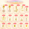 NAISKA 148Pcs Gold Crystal Hair Jewelry for Braids Colorful Rhinestone Loc Dreadlocks Braid Accessories Butterfly Star P