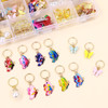 NAISKA 185Pcs Gold Butterfly Hair Jewelry for Braids Various Butterflies Hair Charms Locs Dreadlock Accessories Hair Dec