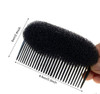 2PCS Hair Clip with Sponge Base Inserts Bump It Up Pads Bun Maker Styling Accessories Charming Comb Braid Tool Brown