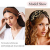 Kachanaa 6 Pack Solid Color Boho Style Nonslip Printed Headband Wigs for Women Soft Elastic Breathable Hair Bands Turban