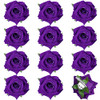Yilloog 12 Pack Rose Hair Clip Flower 28 Hairpin Floral Brooch Floral Hairclips Mexican Flowers Hairpin Party Supplies f