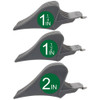 CR8GR8 Hair Clipper Guards 3 Count Includes NO10 NO12 NO16 Fits Most Wahl Clippers 15 inch 125 inch 2 inch Gray