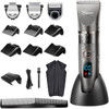 Hatteker Beard Trimmer for Men Professional Hair Clipper Hair Trimmer Shaver Haircut Detail Cutting Kit for Men Cordless