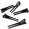Wobe Hairdressing Double Prong Curl Clips 50pcs 18 Metal Alligator Hairpins for Hair Bow Pin Curl Styling Clips for Hair