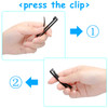 48 Pieces No Slip Metal Hair Clips Hairpin Open Center Metal Barrettes 236 x 039 Inch Snap Button Hairpin for Women Gold