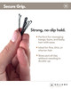 Heliums Mini Bobby Pins Ash Blonde 40 Pack 15 Inch Small Hair Pins For Thin Hair Kids