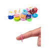 ZCOINS Baby Hair Ties for Thin Hair Ponytail Holder for Newborn Girls Toddler Rubber Bands for Hair Multicolor 100pcs