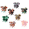 Cobahom 8 Pcs 126 Inch Flower Hair Clips Small Claw Clips Vintage Hair Clips Cellulose Acetate Jaw Clamps for Thin Hair