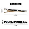 Cobahom Tortoise Shell Leopard Duckbill Barrettes and Acrylic Hair Clips for Women 12 Pcs for Styling Thin and Thick Hai