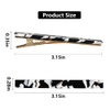 Cobahom Tortoise Shell Leopard Duckbill Acrylic Hair Clips and Barrettes for Women Girls Thick or Thin Hair Halloween
