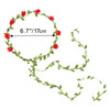 Awpeye 18PCS Multicolor Flower Crown Floral Wreath Headband Floral Crown Garland Headpiece Wedding Festival Party for Wo