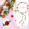 EBOOT 10 Pieces Multicolor Flower Crown Floral Wreath Headband Garland Assorted Colored Headpiece for Festival Wedding F