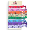 Field Hockey Hair Ties MultiColored Hair Accessories for Girls No Crease Hair Elastics with Field Hockey Stick Design Po