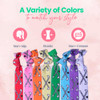 Field Hockey Hair Ties MultiColored Hair Accessories for Girls No Crease Hair Elastics with Field Hockey Stick Design Po