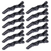 HHLL 12pcs Hair clips for Styling Wide Teeth DoubleHinged Design Alligator Styling Sectioning Clips of Professional Hair