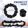 WILLBOND 30 Pcs Small Satin Silk Scrunchies Bulk for Women Thin Hair Ties Mini Scrunchy Bands Skinny Ponytail Holders fo