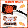 Hoteam 40 Pcs Basketball Scrunchies Set 20 Adjustable Bracelets and 20 Elastic Hair Scrunchies Senior Night Basketball G