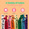 Infinity Collection Multicolored Cheer Girl Hair Ties No Crease No Tug Elastic Ponytail Holders Women Cheerleaders Teams
