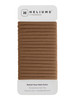 Heliums Thin Seamless Hair Ties Light Brown 6mm Nylon No Damage Ponytail Holders 175 Inch Medium Hold for Thin to Normal