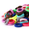 Baby Hair Ties Cotton Toddler Hair Ties for Girls Kids Seamless Hair Bands Girls Elastic Ponytail Holders Diameter 097 I