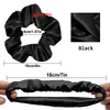 OLESILK 100 Mulberry SilkScrunchies for Hair Sleep Women Grils Silk Hair Ties for Frizz Breakage Curly Hair No Damage El