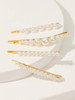 Gold pearl bobby pins Women Girls Valentines Mothers Day Hair Clip Barrettes Decorative accessories Bridal Wedding Birth