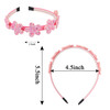 Ooosonlu Toddler Headband with bow little girl headbands glitter headband for girls headband for little girl hair access