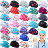 Tigeen 30 Pcs Nursing Headbands for Women Cna Accessories Non Slip Nurses Hair Bands with Buttons Doctor Sweatband Mask