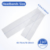 Waydress 140 Pieces Disposable Spa Facial Headbands with Convenient Closure Stretch Facial Headwraps Soft Skin Care Hair