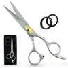 ONTAKI Hair Cutting Scissors 65 Japanese Steel Hair Shears for Beard Mustache HandForged Tool for Barbers Men Women Hair