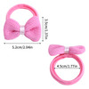 TAANGTHOSE 24 Pcs Toddler Hair Ties for Girls Baby Hair Tie Cute Flower Elastic Scrunchies Seamless Ponytail Holders Lit
