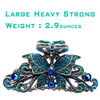 Fashion Lifestyle Large Metal Alloy Hair Claw Jaw Clip for Women and Girls Pretty Strong Clamp NonSlip Barrette Hair Upd