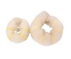 Beige Magic Hair Styler and Scrunchie Set for Women Girls Hair Ring Donut Bun Updo Chignon Hairpiece 1 Large 1 Small
