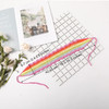 CHLINS Hairband 3PCS Crochet Headband Women Floral Hairband Elastic Handmade Crochet Head Wrap Bohemian knit Headband fo