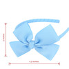 Midi Ribbon Fashion Baby Blue Headband with Big Bow for Girls Toddlers Grosgrain Ribbon Hair Hoop for Party Cosplay Cost