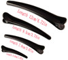 12 Pcs Black Duckbill Clips DIY Tip Mouth Clip Spring Clip Hair Clips Hair Pins Handmade Headdress Accessories for Women