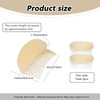 2 PCS Sponge Hair Volume Inserts with Comb and Base Hair Styling Tools for Women Black Accessories