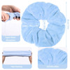 4 Pieces Large Towel Microfiber Drying Soft Scrunchies Thick Scrunchies Fuzzy Scrunchy Ponytail Holder for Hair Light Bo