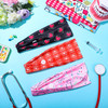 Jexine 12 Pcs Nurse Headbands for Women Non Slip Nursing Headbands with Buttons Dental Assistant Accessories Hygienist D