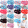 Jexine 20 Pcs Nurse Headbands for Women Wide Nursing Headband with Button for Mask Cna Accessories Work Non Slip Ear Pro