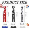 Taiyin 68 Pcs Cheer Hair Ties Bulk Cheer Bracelets Cheerleader Gifts Motivational Gifts Wristbands for Cheer Squad Party