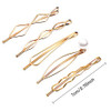 10 Pieces Geometric Metal Hair Clips and Barrettes for Women and Girls Hair Styling Minimalist Wedding Dainty Accessorie