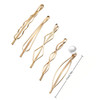 10 Pieces Geometric Metal Hair Clips and Barrettes for Women Hair Styling Pins Minimalist Wedding Accessories and Headwe