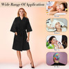 Syhood 2 Pieces Salon Robes Smock for Clients Waterproof Hairdressing Gown Salon Cape