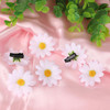 Mozeat Lens 6pcs Daisy Hair Clips White Daisy Flower Hair Clips Hair Barrettes for Women Wedding Hair Accessories for Br