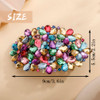 Aimimier Flower Crystal Hair Clips Decorative Rhinestone Spring Clip Hair Pins Hairpiece Bridal Hair Accessories for Wom