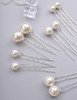 Aimimier Bridal Faux Pearl Hair Pins 10 Pcs Large Ivory Faux Pearl Bobby Pins Wedding Hair Piece Prom Party Festival Hai