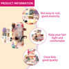 6 PCS Small Hair Claw Clips 14 Inch Tortoise Claw Clip for Women Girls Mini Size Leopard Print Acrylic French Design Jaw